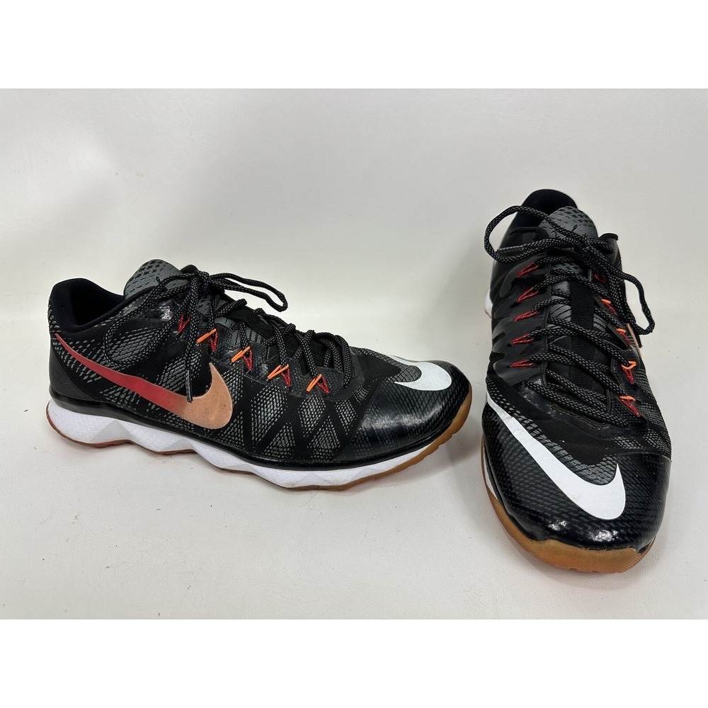 Nike CJ3 Flyweave Trainer Georgia Peach Sneaker Men's Shoes Size 14 725231-081